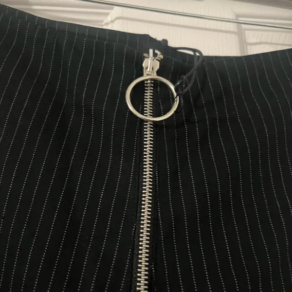 Dolls Kill Love Too True Goth Pinstripe Pants - Image 3