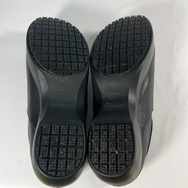 SR Max Geneva Women's Black‎ Leather Clog Slip-Resistant Work Shoes Nursing US9 - Image 8
