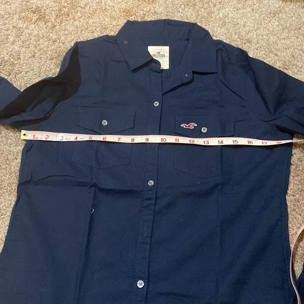 Hollis yet Women’s Blue Button Down Full Sleeves Shirt - Image 5