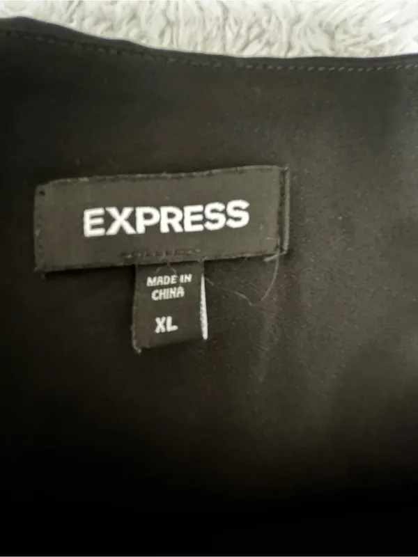 Express Black Eyelash Lace-Trim Cami Tank Top - Image 10