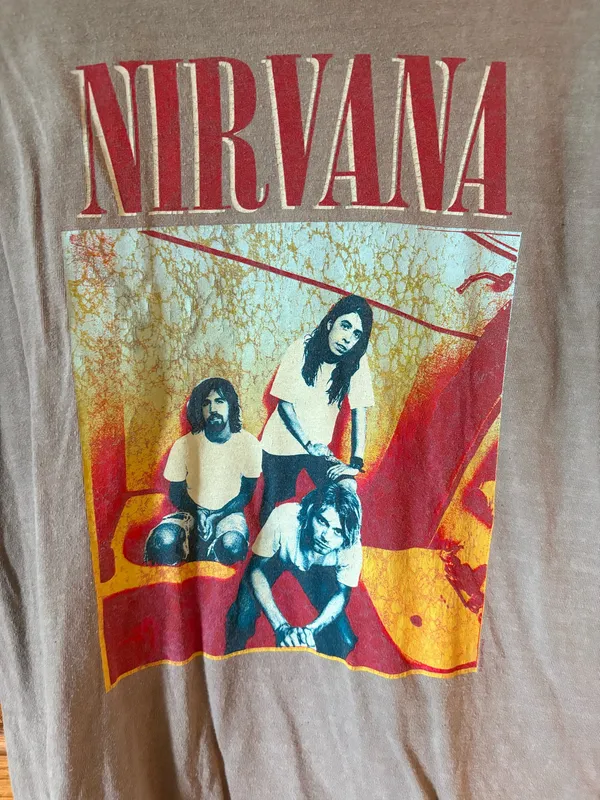 Nirvana Shirt Gray Size M - Image 2