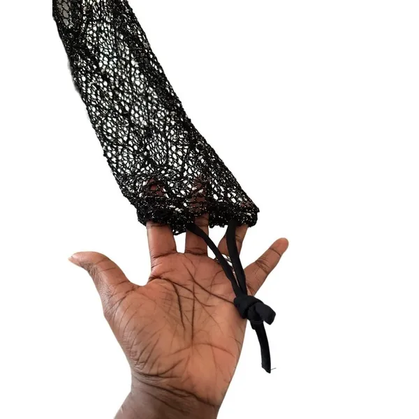 Kaktus Y2k Toggle Closure Lace Knit Open Front Cardigan Front Goth Fairy Sz XL - Image 4