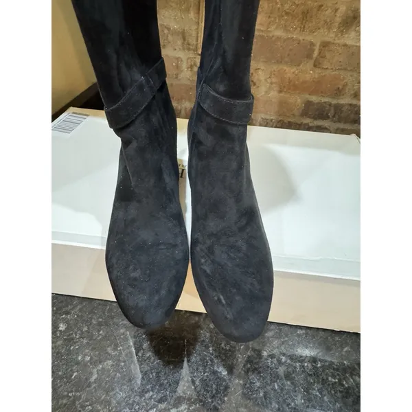 the Lauren Ralph Lauren Kellie Suede Tall Boots in black Size 8 Riding - Image 6