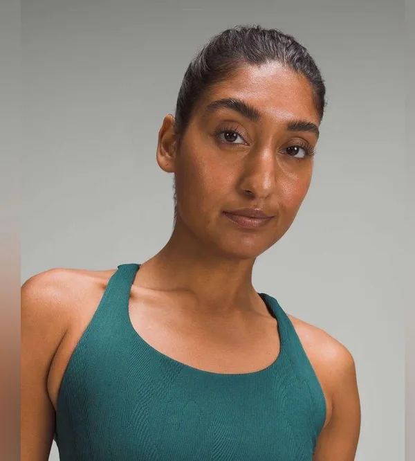 Lululemon Energy Longline Ribbed Bra *Medium Support, B–D Cups - Storm Teal - Image 9