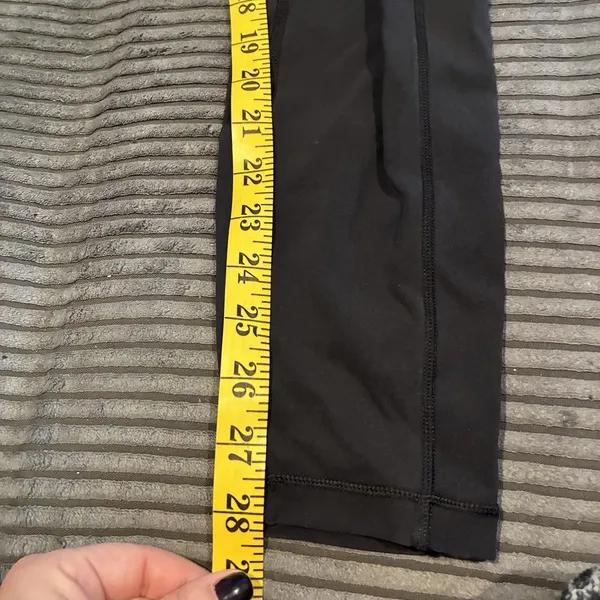 Women'S Lululemon Speed Up Tight Pants Leggings Yoga Running Black Sz 6 Nice! - Image 3