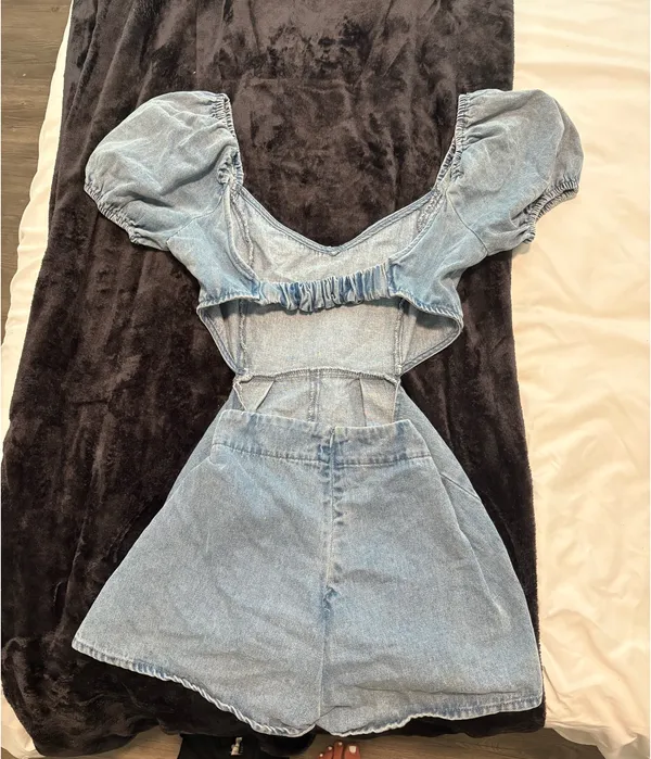Denim romper Blue - Image 2
