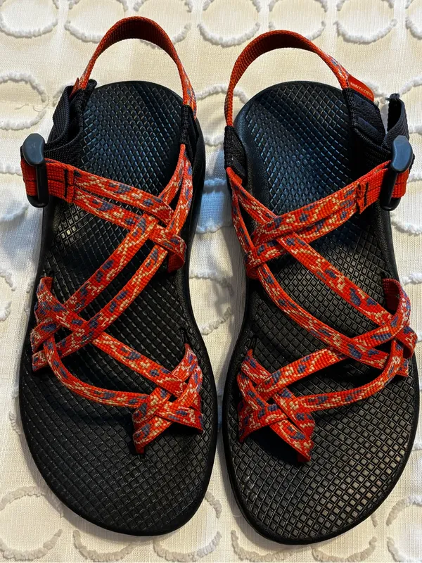 Chacos Z2 X Cloud Sandal in Botanic Spicy Orange size 9 - Image 2