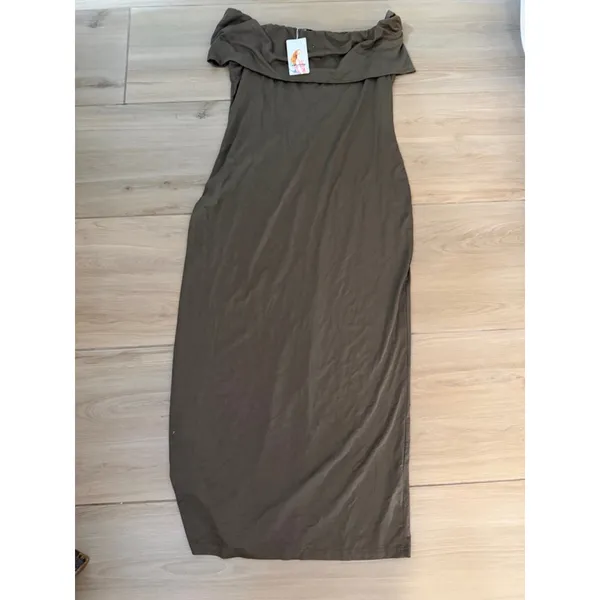 PRETTYGARDEN NEW Off The Shoulder Formal Elegant Cocktail Wedding Maxi Dress XL - Image 4