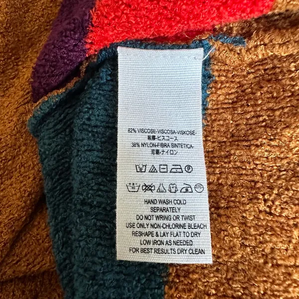Free People Striped Chenille Oversize Sweater - Image 7