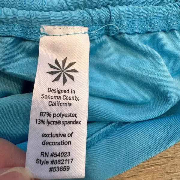 Athleta Blue Hot Shot Performance Pullover Quarter Zip Size Small S‎ - Image 5