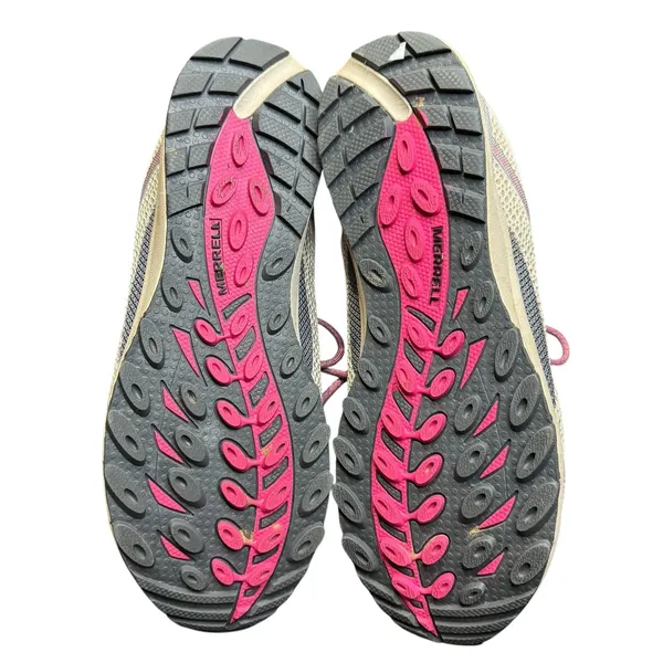 Merrell Shoes Womens Size 10 Beige Pink Mesh Trail Running‎ Sneakers J074908 - Image 8