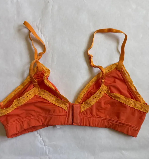 Aerie Bralette Lace Orange - Image 2