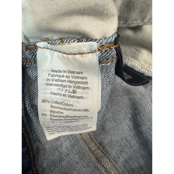 Madewell 9 inch High Rise Skinny Jeans Distressed Blue‎ Wash Size 30 - Image 5