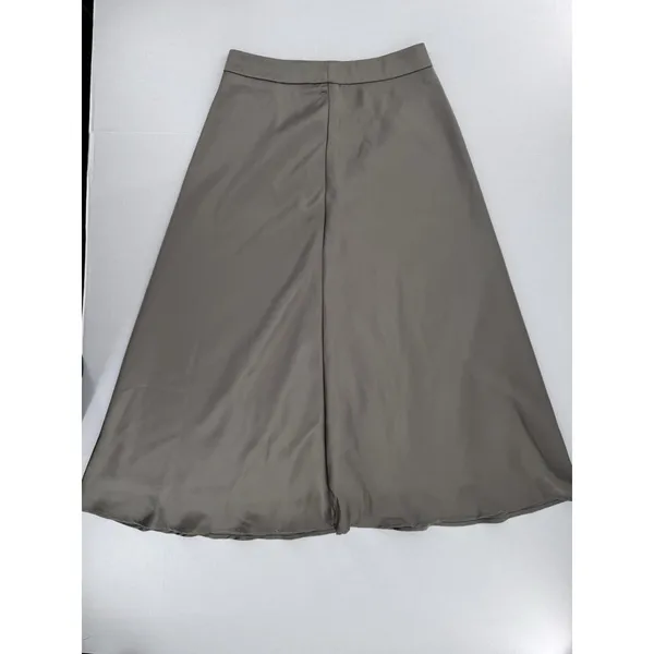 SheIn Dazy Skirt Sz M High Waist Midi Modest Satin Minimalist Capsule Wardrobe - Image 3
