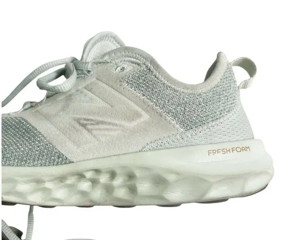 New Balance Women’s Fresh Foam Running Shoes Size 8.5 Light Blue Green - Image 3