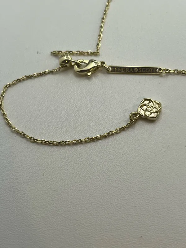 Kendra Scott Gold Softball Necklace - Image 4