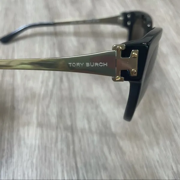 Tory Burch Black TY7110 Semi Cat Eye Sunglasses - Image 5