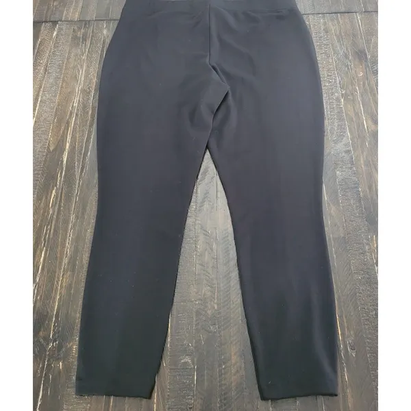 Maurices Women’s Size 16 Black Casual Pants Regular Fit Straight Leg Workwear - Image 2