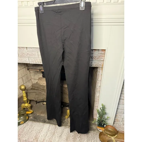 Edikted Black Lace Up Cutout Flare Pants Size L - Image 3