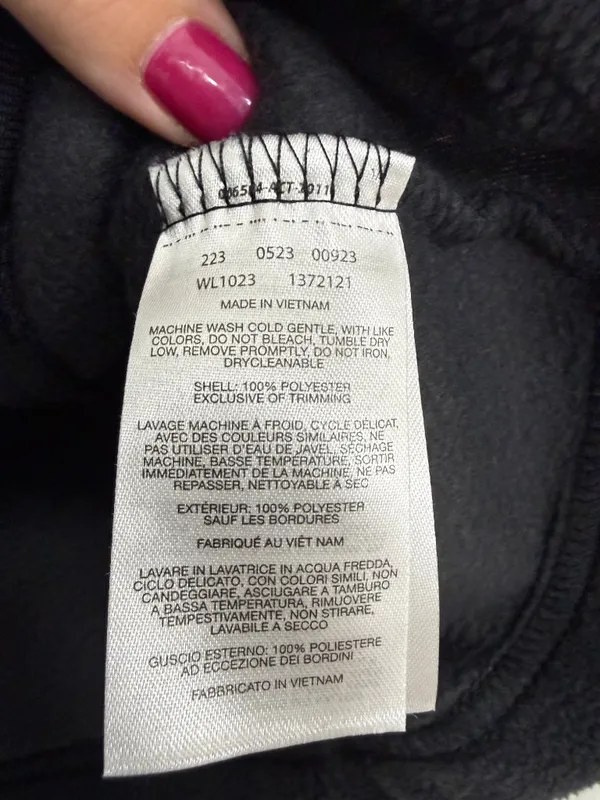 Columbia Black Full Zip Fleece Vest Women’s M - Image 6