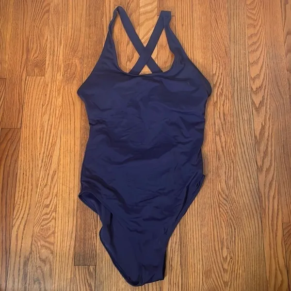 Andie Swim The Tulum One‎ Piece Swimsuit Navy Size Medium NWT - Image 3