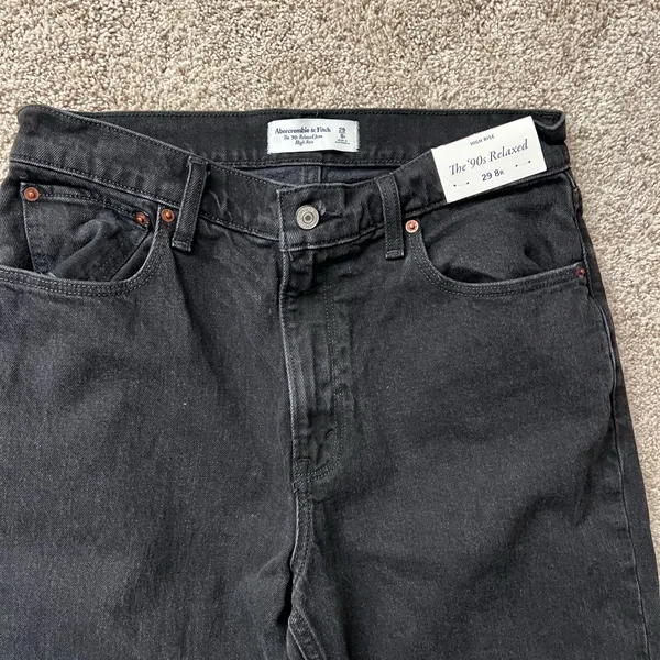 Abercrombie & Fitch ‘90’s Relaxed High Rise Jeans - Image 2
