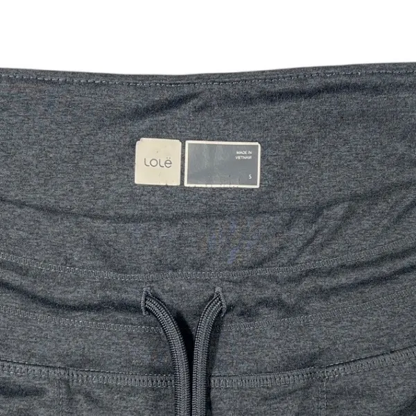 Lole Jogger Small Charcoal Grey Buttery Soft Drawstring Cuffed Pilates Yoga‎ EUC - Image 4