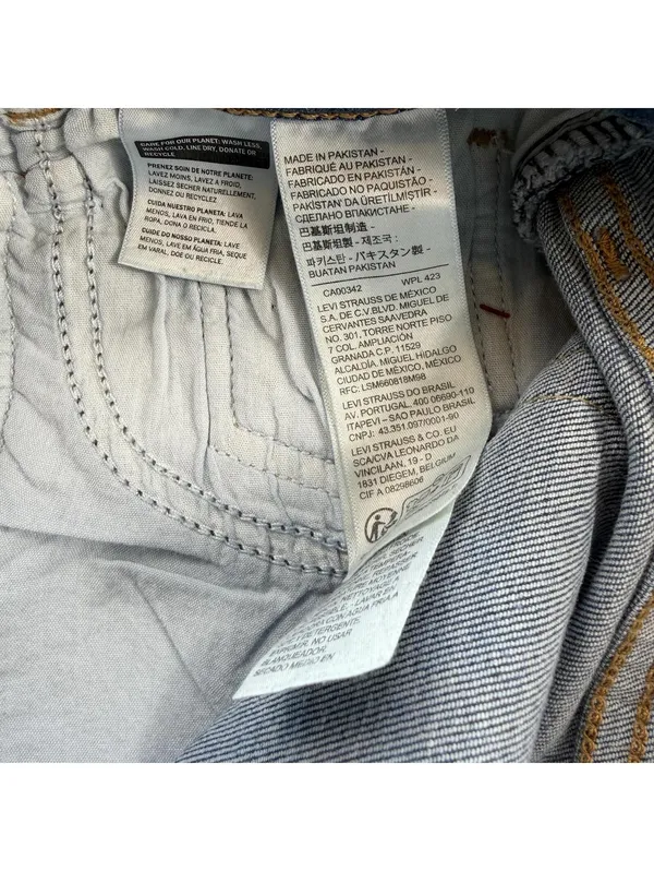 Levis 720 High Rise Super Skinny Jeans Womens 28x30 Light Wash Stretch Denim NWT - Image 10