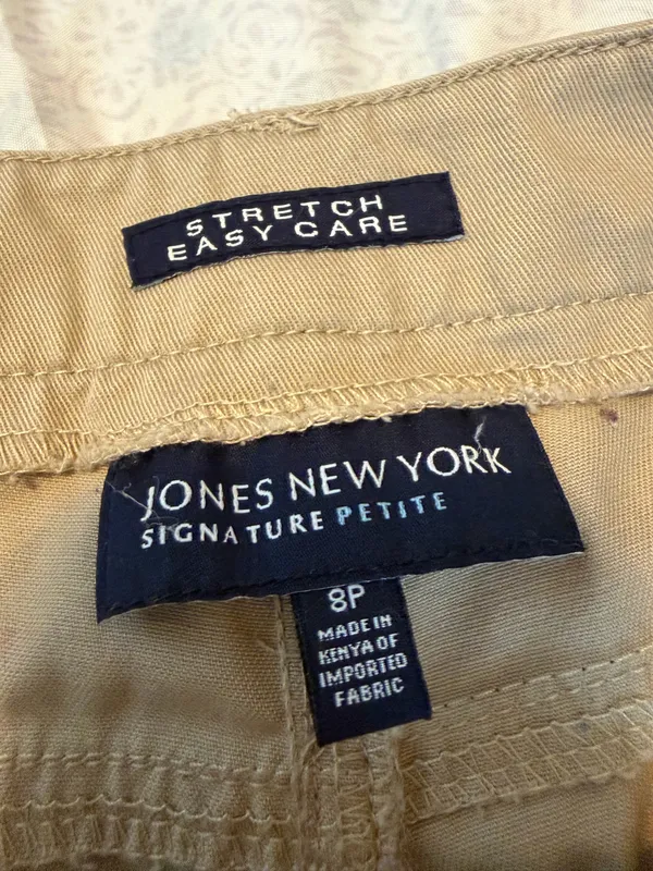 Jones New York stretch easy care khakis - Image 2