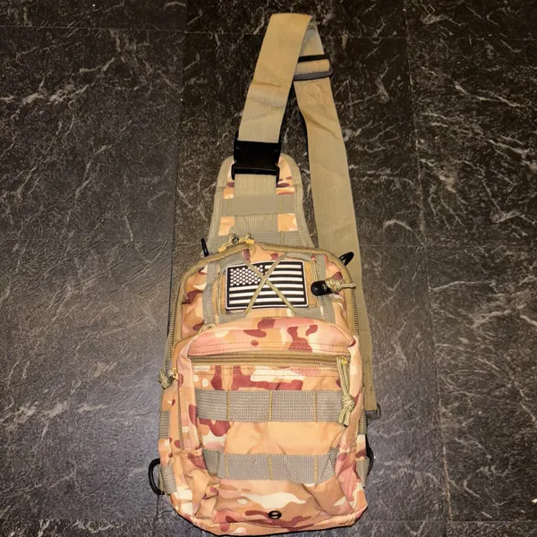 Camo tan Crossbody bag - Image 4