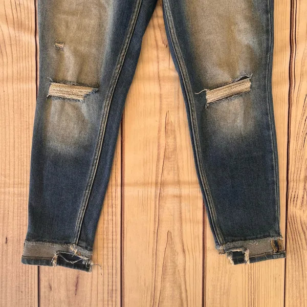 KanCan Distressed Cuffed High Rise Jeans - Image 3