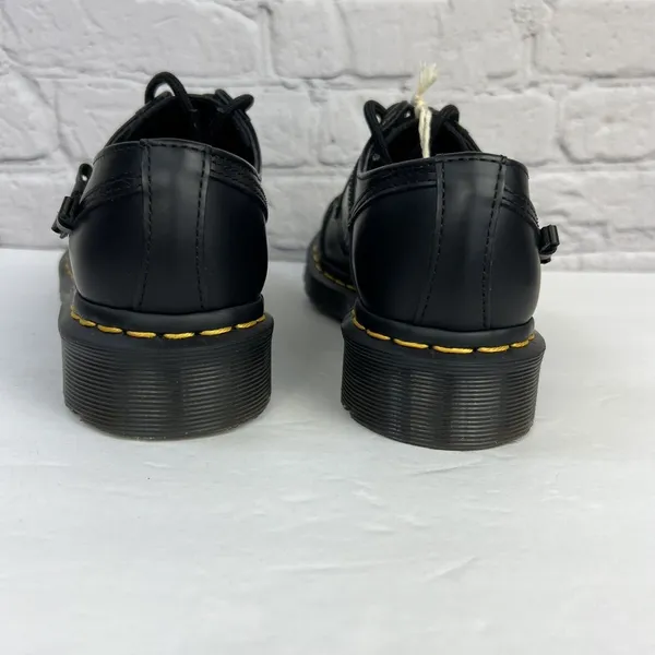 Dr.‎ Martens 1461 Bow Oxford Women's Black Smooth Leather Lace Up Shoes Size 6 - Image 6