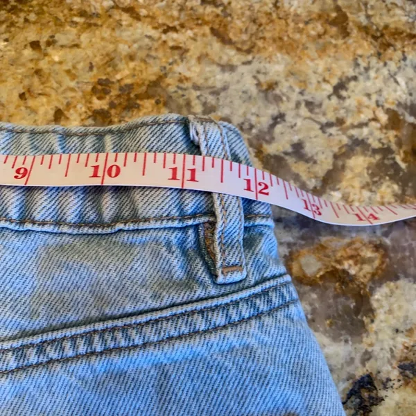 Garage Blue Short Vintage Cut-Off Distressed Shorts Women's Size 00 23 - Image 5