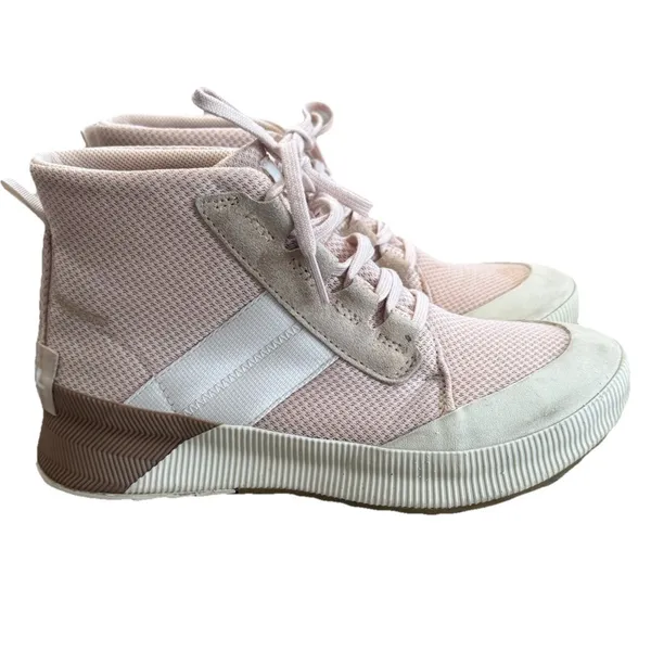 Sorel Out N About III Mid Women's 8.5 Pink White Waterproof Sneaker Boots - Image 13