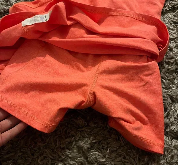 Aerie orange the hugger tennis dress size small - Image 5