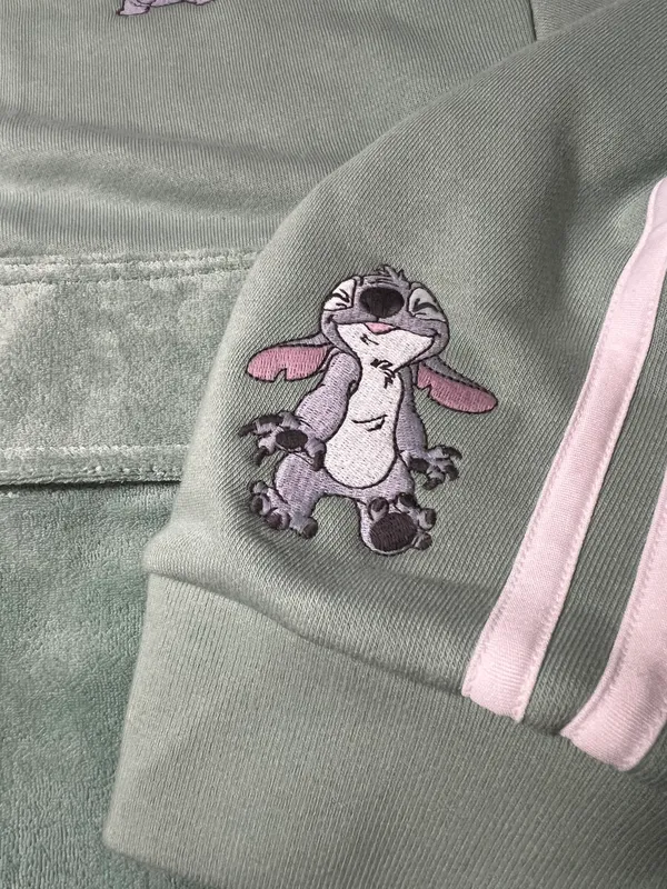 Disney Lilo & Stitch Cardigan Women's In Hazy Green - Image 9
