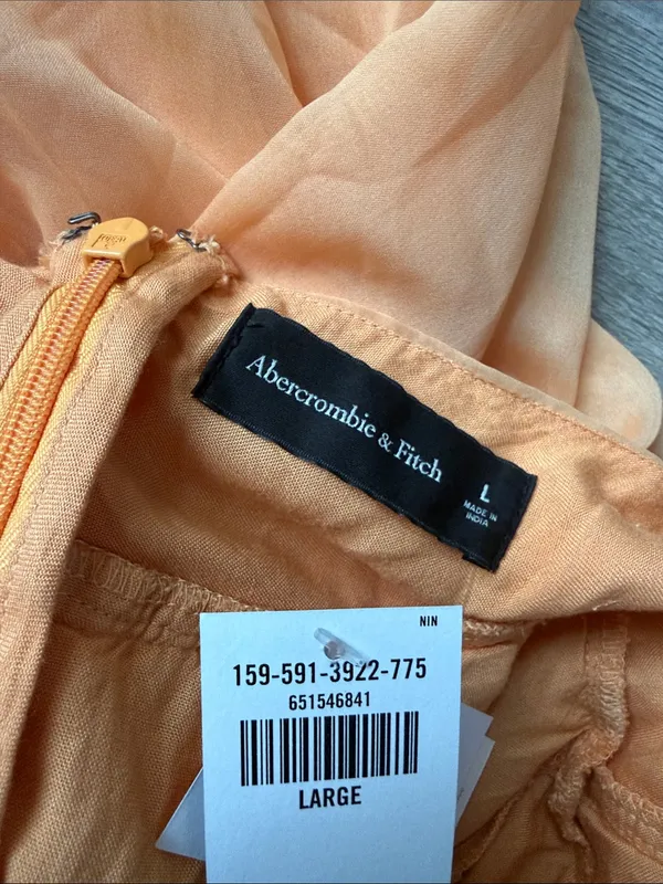 NEW Abercrombie flirty drama mini dress Large - Image 8