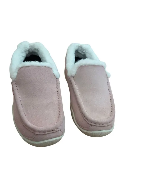 Kuru Loft indoor/outdoor moccasin in Soft pink/vanilla 6.5 - Image 3