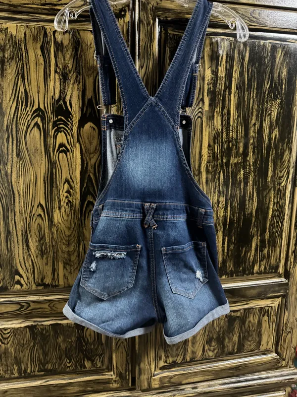 Overall shorts Blue - Image 4