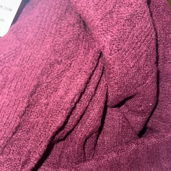 Pink Collegiate Cable-Knit Foldover Flare Pants‎ - Image 7