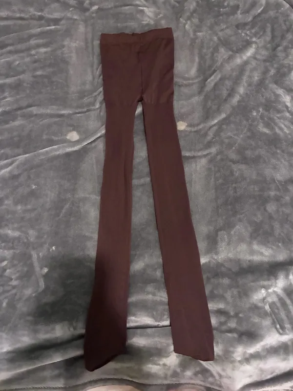 Brown Opaque Footed Tights - Image 4