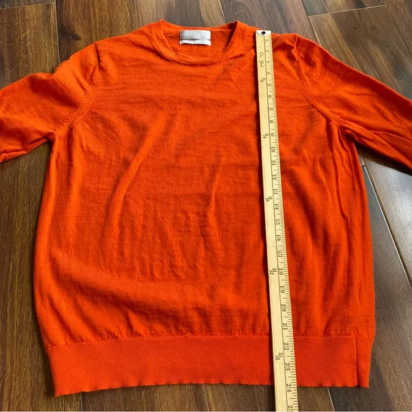 M&S Collection Marks & Spencer 100% Merino Wool Slim Cut Lightweight Sweater - Image 6