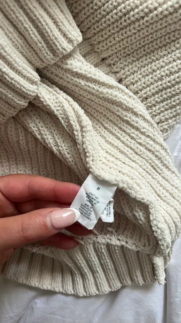 Aerie Turtleneck Sweater Oversized Knit - Image 5