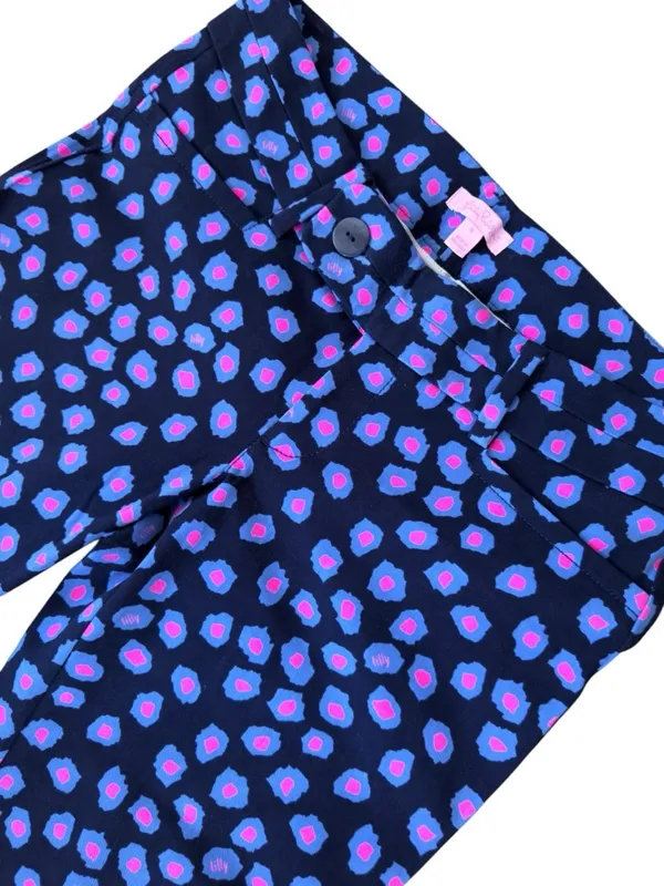 Lilly Pulitzer Rare Amuse Bouche Print Luxury Capri Pants Style 49057 Size 8 - Image 8