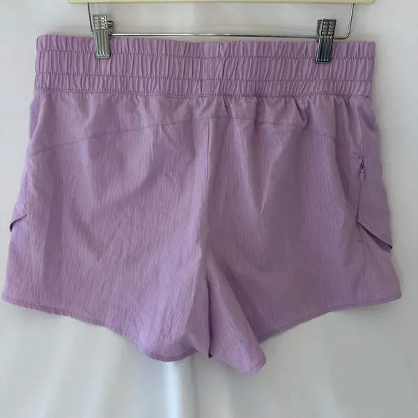 Avia Womens Running Shorts with Bike Liner Clover Large Lavender - Image 4