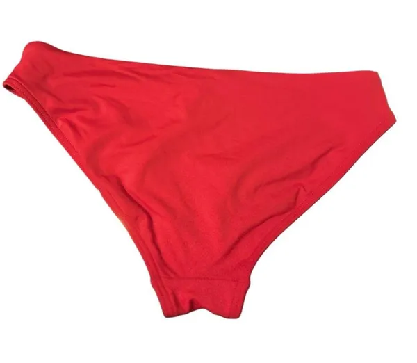 Sustainable Swim ECONYL® Red Low Waisted Bikini Bottom Womens Size US 6 - Image 4
