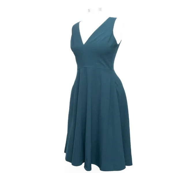 Dress the‎ Population - Catalina Crepe V-Neck Sleeveless A-Line Dress - Image 11