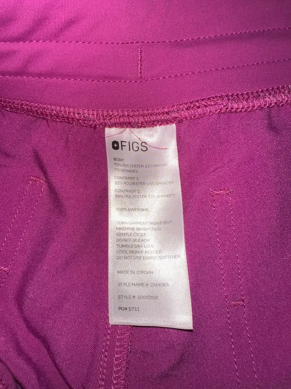 FIGS Women’s Bright Fuschia Zamora Joggers - Image 3