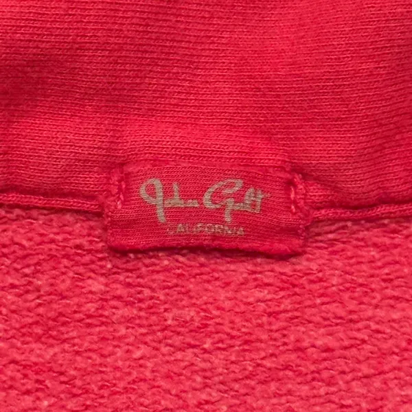 John Galt Brandy Melville Sweatshirt Women's OS Red Polo Rugby Cropped Shirt - Image 4