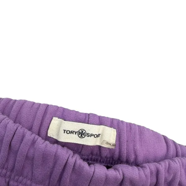 Tory‎ Sport Purple French Terry Jogger Sweatpants Elastic Waist Size XS - Image 10